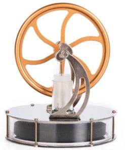 Sunnytech Low Temperature Stirling Engine Motor Steam Heat Education Model Toy Kit (LT001) Gold 12 81DH9ktd5oL