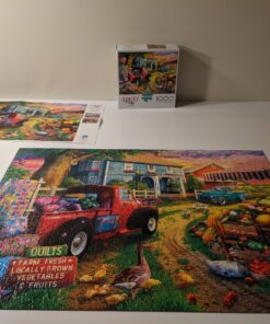Buffalo Games - Quilt Farm - 1000 Piece Jigsaw Puzzle 34 81DHDf37PL