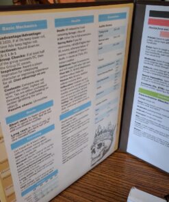 Stratagem The Master's Tome 4-Panel Customizable GM Screen with Free Inserts – Dry Erase, Dungeon & Game Master Accessory for Tabletop RPG Campaigns (Brown) Brown 31 81DHLeUMQUL