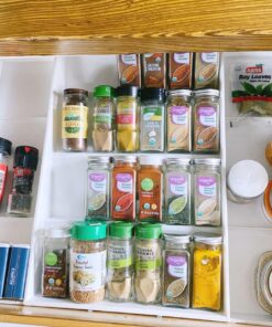 Dial Industries Expand-A-Drawer Spice Tray, White 20 81DHWnw6CVL