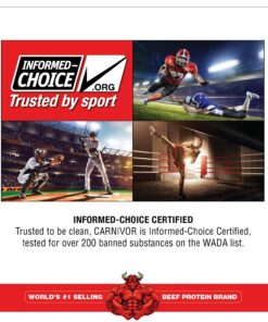 MuscleMeds, Carnivor Beef Protein Isolate Powder 56 Servings, Chocolate, 72 Ounce,4.19 Pound (Pack of 1),002542 56 Servings (Pack of 1) 26 81DIVTquyTL