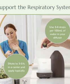Plant Therapy Respir Aid Essential Oil Blend 30 mL (1 oz) 100% Pure, Undiluted, Natural Aromatherapy, Therapeutic Grade 10 81DIaXjjTsL