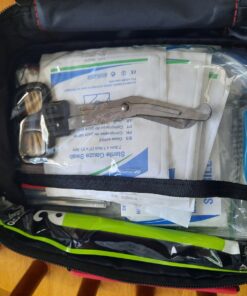 Swiss Safe 2-in-1 First Aid Kit (120 Piece) + Bonus 32-Piece Mini Kit: Compact, Lightweight for Emergencies at Home, Outdoors, Car, Camping, Workplace, Hiking & Survival 120 Piece Standard 32 81DIh30UqrL 3