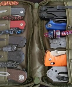 WYNEX Tactical Admin Molle Pouch, Medical EDC EMT Utility Bag Shell Design Attachment Pouches Hiking Belt Bags Army Green 33 81DKAP90FeL