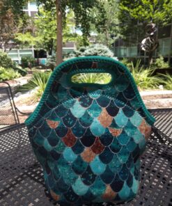 Artovida Artists Collective Insulated Neoprene Lunch Bag - Washable Soft Lunch Tote for Work and Picnic - Design by Monika Strigel (Germany) Really Mermaid - Classic Monika Strigel Really Mermaid 43 81DKPeYElXL