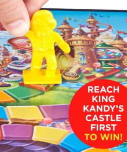 Hasbro Gaming Candy Land Kingdom of Sweet Adventures Board Game for Kids Ages 3 & Up (Amazon Exclusive), Red 26 81DKf6bMLL 1