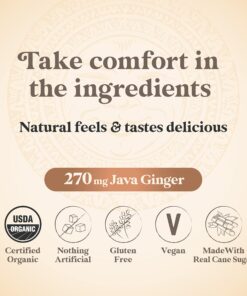 CHIMES PEPPERMINT Ginger Chews (1-Pound 1 LB BAG) Premium Natural Chewy Ginger Candy — 16 OZ Individually Wrapped Ginger Chew Candy 1 Pound (Pack of 1) 9 81DNQ8vGpbL 1