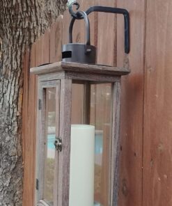 Gray Bunny 2 Pack Outdoor Plant Hanger Hook, 6” Hand Forged Straight Iron Wall Hooks for Bird Feeders, Lanterns, Wind Chimes, Patio Decor - Black 30 81DNswGR0GL