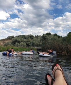 Intex River Run 1 Inflatable Floating Tube Raft for Lake, Pool 58825EP 6 Pack 31 81DOBx5uBML