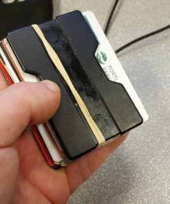 Radix One Slim Wallet - Minimalist Ultralight Polycarbonate Money Clip Black/Black 47 81DP2QHBnFL 1