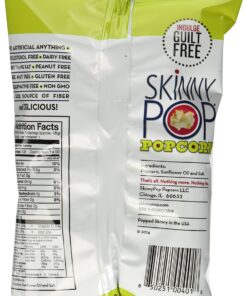 Skinny Pop Popcorn, 100 Calorie Bags.65 Oz (Pack of 20) 4.06 Pound (Pack of 20) 5 81DPLagOdqL