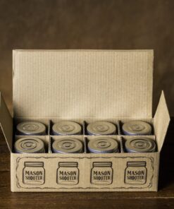 Hayley Cherie® - Mason Jar Shot Glasses with Lids (Set of 8) – Mini Mason Shooter Glass - 2 Ounces - For Drinks, Liquor, Favors, Desserts, Parties, Birthdays, Gifts 28 81DPcl0oOcL