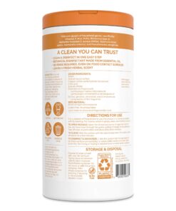 Alternative view of Seventh Generation Disinfecting Multi-Surface Wipes, Lemongrass Citrus, 70 Count, Pack of 3 (Packaging May Vary) 70 Count Pack of 3