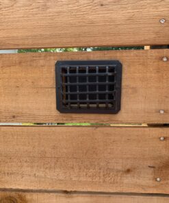 A29 Hardware Cast Iron Speakeasy Door Grill/Grille with Viewing Door, Black Powder Coat Finish, Medium Size Medium-Black 41 81DSBjLx9sL