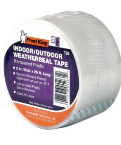 Frost King Clear T94H Plastic Weather-Seal Tape 2-Inch by 25-Feet, 2" X ft, Foot 2" X 25 ft 7 81DSNUUVFRL