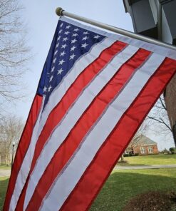 American Flags for Outside 3X5 -American Flag 3x5 with Embroidered Stars and Sewn Stripes US Flag 3x5 Heavy Duty Outdoor Made in USA for High Wind- All Weather Flags 3 by 5 Foot 33 81DUeNTk sL