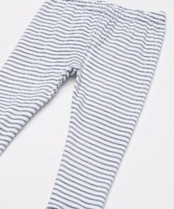 Luvable Friends Baby Boys' Cotton Pants 3-6 Months Navy Stripe 6 81DVl9CEHMS