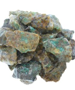 Alternative view of Hypnotic Gems Materials: 1 lb Bulk Rough Chrysocolla Stones from Madagascar - Raw Natural Crystals for Cabbing, Cutting, Lapidary, Tumbling, Polishing, Wire Wrapping, Wicca and Reiki Crystal Healing #B: 1 Pound Lot