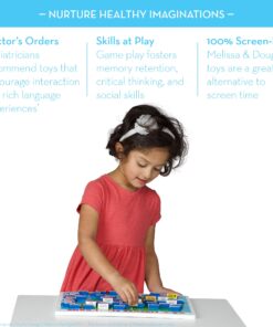 Alternative view of Melissa & Doug Flip to Win Travel License Plate Game - Wooden U.S. Map Game Board