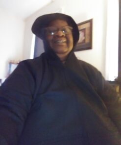 JUST MY SIZE Women's Plus Size Zip-up Fleece Hoodie, EcoSmart Midweight Hooded Sweatshirt 3X Ebony 17 81DbAUYxFHL