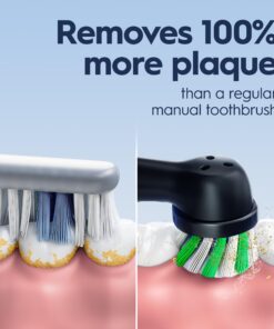 Oral-B Pro 1000 Rechargeable Electric Toothbrush, Black 1 Count (Pack of 1) 20 81DbGmfcC2L