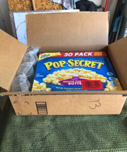 Pop Secret Microwave Popcorn, Movie Theater Butter Flavor, 3 Oz Sharing Bags, 30 Ct 3 Ounce (Pack of 30) 33 81DbTGEMbXL