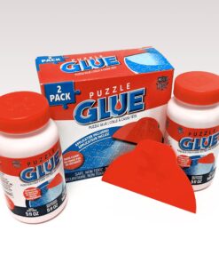 MasterPieces - Jigsaw Puzzle Glue & Wide Plastic Spreader, 5oz - 2 Pack - Clear 29 81DbTkY3pjL