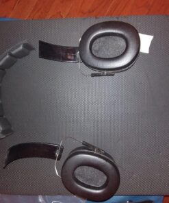 Professional Safety Ear Muffs by Decibel Defense - 37dB NRR - The HIGHEST Rated & MOST COMFORTABLE Ear Protection for Shooting & Industrial Use - THE BEST HEARING PROTECTION...GUARANTEED Regular Black 45 81DcYh8gzKL