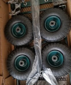 Sandusky Lee CW3418 Muscle Carts Steel Utility Garden Wagon, 400 lb. Load Capacity, 21-3/4" Height x 34" Length x 18" Width 45 81DdduJqBAL