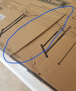 LIFETIME 80160 Commercial Height Adjustable Folding Utility Table, 4 Feet, White Granite 46 81Ddhb69sPL