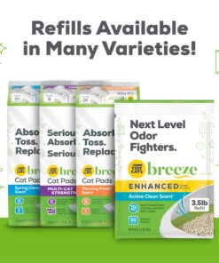 Purina Tidy Cats Litter Box System, BREEZE System Starter Kit Litter Box, Litter Pellets & Pads Original multi 39 81De8hb601L 4