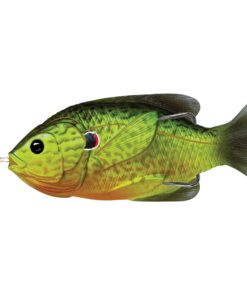 LiveTarget Sunfish Hollow Body Fishing Bait with Topwater Depth & #4/0 Hook One Size Multi