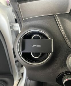 Lamicall Car Vent Phone Mount - Air Vent Clip Holder, Universal Stand Hands Free Cradle Compatible with Cell Phone 14 13 12 Mini 11 Pro Xs Max Xr X 8 7 6 6s Plus SE Smartphones Black 1-Black 37 81DfTzDaheL