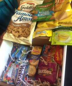 COLLEGEBOX Snack Box (50 Count) Valentines Variety Pack Care Package Gift Basket Adult Kid Guy Girl Women Men Birthday College Student Office School 37 81DhGeiwhWL