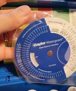 Taylor K-2005 Complete DPD High Range, 9-in-1 Pool & Spa Test Kit for Free & Total Chlorine, Bromine, pH, Acid & Base Demand, Total Alkalinity, Calcium Hardness, Cyanuric Acid | Made in The USA 24 81DhJh4fG1L