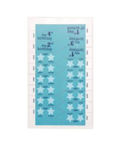 Whale on Ocean Blue Children's Canvas Growth Chart with Stickers 6 81DiVneXcJL