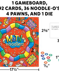 Edupress Math Noodlers Game, Grades 2-3 (EP62350), Multi 7 81DlqvHVduL