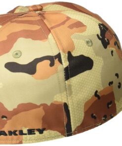 Oakley Mens Tincan Cap Hat, Black/Carbon Fiber Small-Medium B1b Camo Desert 4 81Dpon72bNS