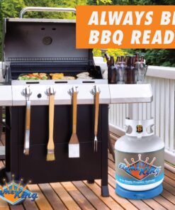 Flame King Smart Wireless Propane Tank Scale - Bluetooth Gas Gauge with App Connectivity for BBQ and Grills Monitors Multiple Propane Cylinders - 20/30/40 lb Tanks 17 81Dq73nLn5L