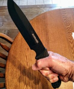 Schrade Bedrock High Carbon Steel Fixed Blade Knife with 7in Drop Point Blade for Buschcraft 48 81DqO2xUNL