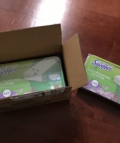 Swiffer Sweeper Wet Mopping Cloth Multi Surface Refills, Febreze Lavender Scent, 36 count 36 Count (Pack of 1) Wet Mop 28 81DrDSU84L