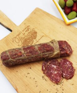 Fortuna's Finocchiona Dry Salami - Nitrate-Free Artisanal Charcuterie with Natural Fennel - Gluten-Free and Ideal for Keto Diets - Delicious Flavor and Texture for Snacking or Cooking, 2 Sticks, 10oz each 14 81DrEVWnrjL