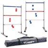 Triumph Premium Ladder Toss Outdoor Game Set with 6 Soft Bola Balls, Travel Carrying Case and Score Trackers - Choose Between Classic and All Pro Series All Pro Steel 20 81DrNyDFrL