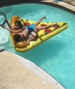 Swimline Inflatable Pizza Slice Pool Float, Multicolor 39 81DrTydieoL