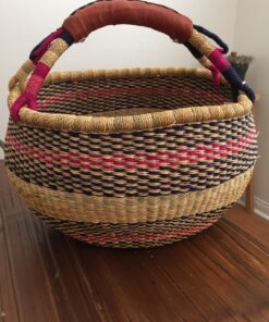 AFRICAN MARKET BASKET African Round Basket, 1 EA 44 81DsWznjGNL
