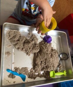 The One and Only Kinetic Sand, 2lb Brown for ages 3 and up. 39 81Dsgaxz0FL