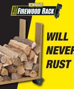 2 x 4 Basics 90144MI Firewood Rack System, Black 25 81DwvKY001L