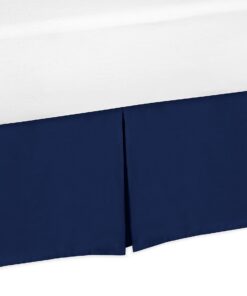 Navy Blue Crib Bed Skirt for Baby Bedding Sets