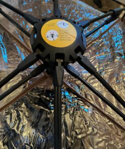 Sports Tent, MioTsukus Instant Weather Proof Pod, Pop Up Bubble Clear View Tent, All Weather Shelter with Extra Top Cover for Soccer, Football, and Other Outdoor Events- 1~4 People 40"l X 46"w X 65"h (1~2 Person) 72 81Dy HUq5HL