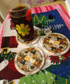 Thirstystone 4-pc. Kitten Collage Coaster Set 4 81DyuQbo3nL